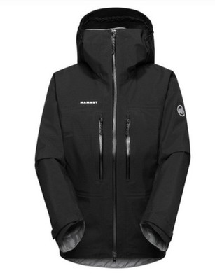 Mammut Black Taiss Hardshell Hooded Jacket Women - Large