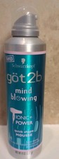 Schwarzkopf Got2b MIND BLOWING Ionic Power Quick Shape Styling HAIR Mousse 8 oz
