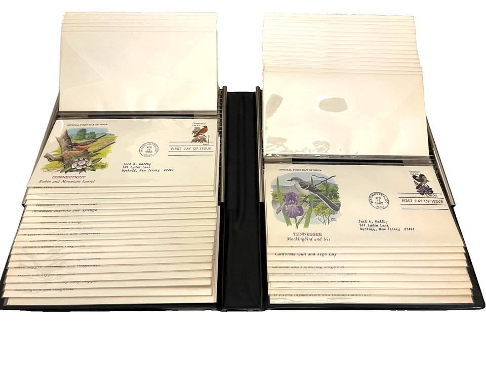 The Official Birds and Flowers of each of 50 States of the U.S, 50 FDC's (#10) - Image 3 of 4