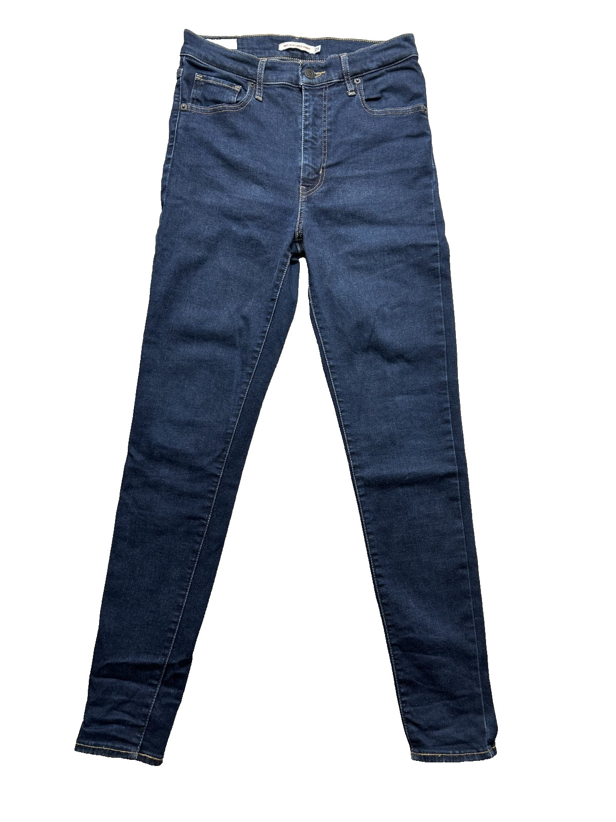 Levi's Premium Women's Mile High Super Skinny Cotton Blue Jeans W29 L30 Red Tab