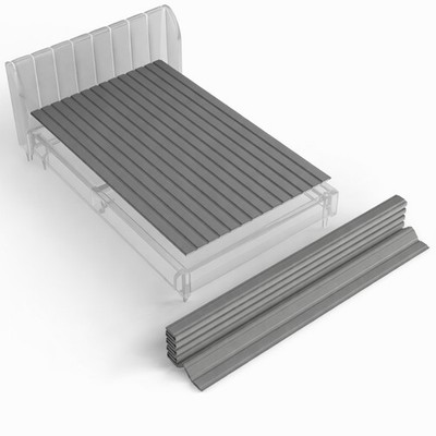 Continental 0.75'' Vertical Mattress Support Wooden Bunkie Board/Slats with Cover
