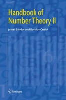 Handbook Of Number Theory Ii | Borislav Crstici (U. A.) | Buch | Iv | Englisch