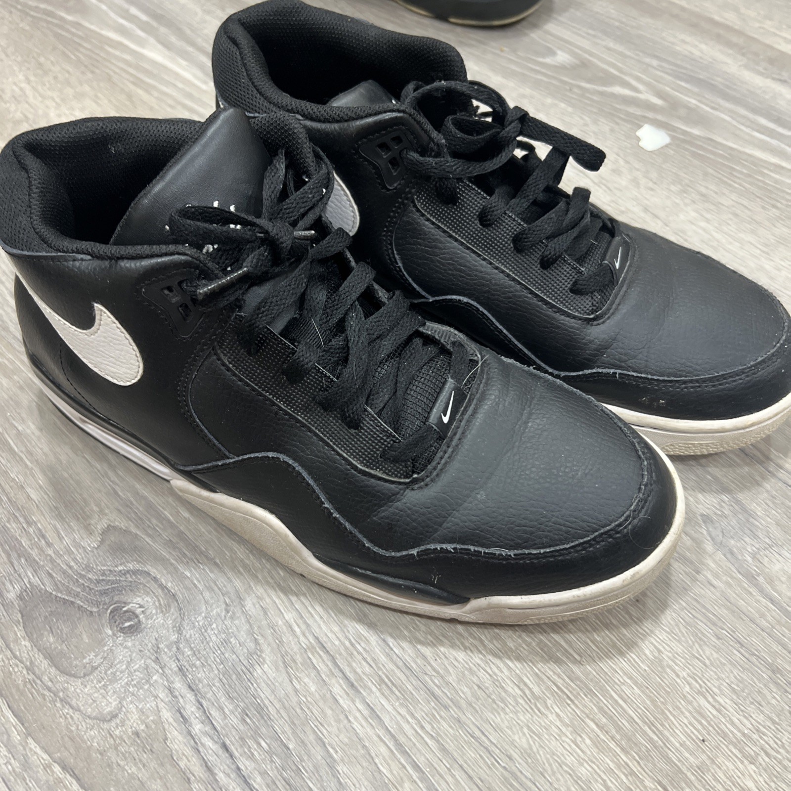 NIKE Air Flight Legacy Men's -Size 11.5 Black Athletic Basketball Shoes Sneakers