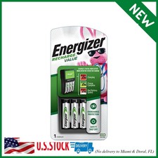 Energizer Recharge Value Charger for NiMH Rechargeable AA and AAA Batteries