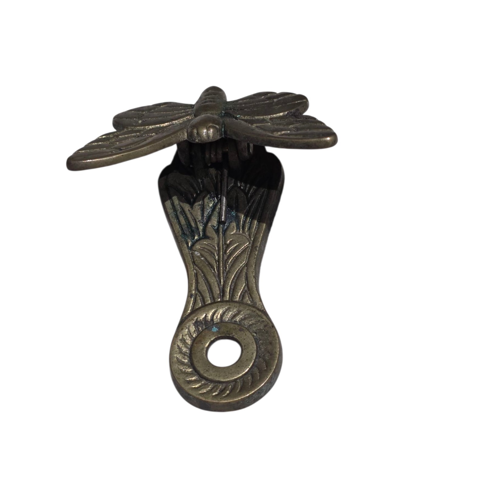 Vintage Crowning Touch Solid Brass Butterfly Letter Note Holder Clip Made in...