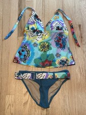 VICTORIA'S SECRET 2 PC Tankini, Size S, Belted, Top- side padding removable 