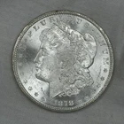 1878-CC Morgan Silver Dollar $1 Semi Key Date Low Mintage BU Carson City Coin