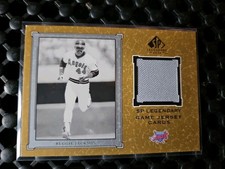 2001 SP Legendary Cuts Reggie Jackson Game Jersey baseball card