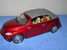 CHRYSLER PT CRUISER RED CONVERTIBLE  1:18 OPENING HOOD, DOORS & TRUNK
