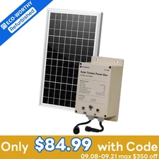 ECO-WORTHY Power Box for Solar Tracker System IP65 Waterproof for Garden Outdoor