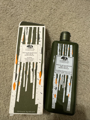 Origins Mega-Mushroom Relief Resilience Soothing Treatment Lotion 400ml /13.5 oz