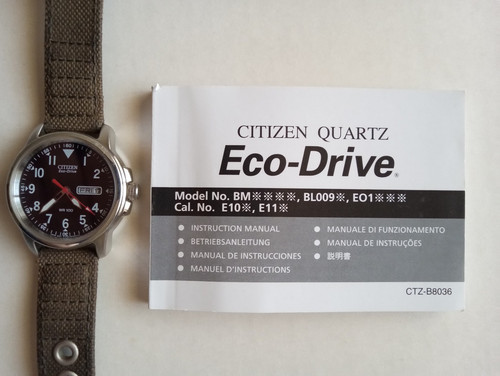 Citizen Garrison Strap Eco-Drive Day-Date Men's Watch BM8180-03E