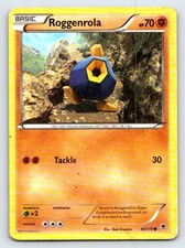 Roggenrola 48/119 Common Phantom Forces Pokemon Damaged