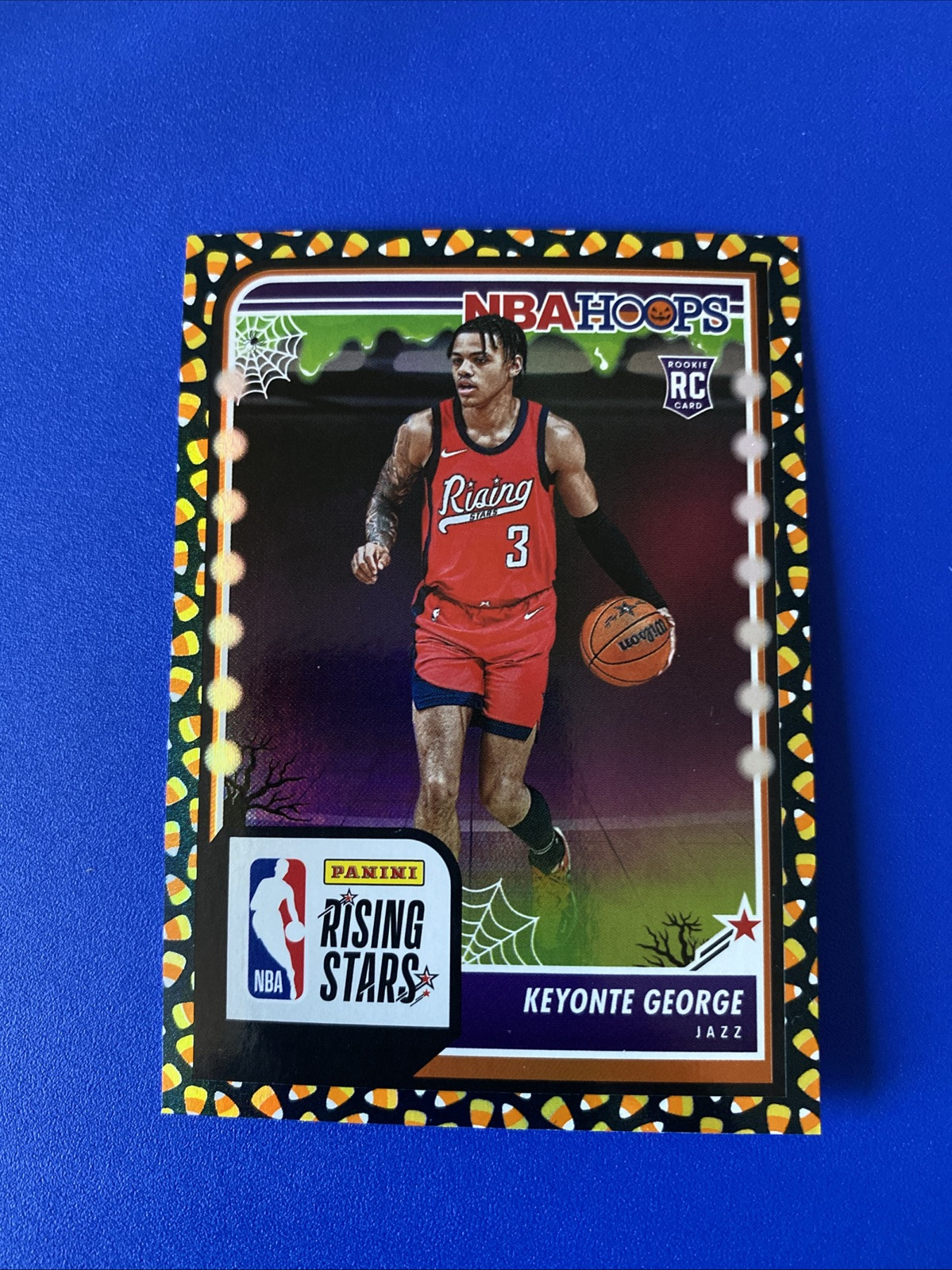 2023-24 Panini Haunted Hoops - Rising Stars Keyonte George #283 Holo Candy (RC)