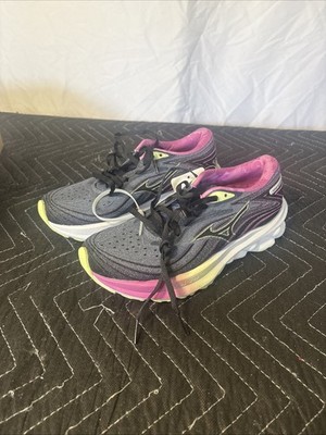Mizuno Wave Skyrise 5 Women s Size 6 Running Shoes  Wild Wind Black  Roxy