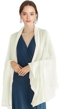 Women Chiffon Sheer Shawl Wraps for Evening Dresses, 79"x24" Lightweight Soft