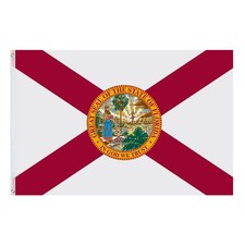 Florida State 3x5 Ft Flag Banner Polyester Fade Resistant Grommet Indoor Outdoor