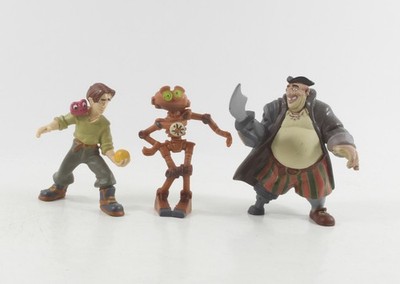 Schatzplanet / treasure planet == Walt Disney 3 x Figuren Bully Bullyland