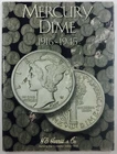 MIXED DATE MERCURY DIME BOOK! 77 TOTAL COINS! AMAZING FIND! INSANE! NR #P1620