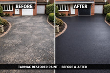 Tarmac Restorer Paint,  Bitumen & Asphalt Driveway Sealer - Renew & Protect
