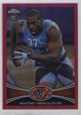 2012 Topps Chrome BCA Refractor 27/399 Whitney Mercilus #111 oh4