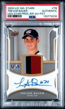 Trevor Bauer 2009 UD Signature Stars USA Prospects #/25 Rookie PSA Auto POP 1