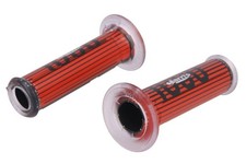 Guidon diamètre 22; 24mm longueur 120mm Route couleur noir - rouge - gris