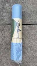 Brand New Blue Eco Friendly Sustainable Yoga Matt Non Slip Exercise Mat Uk 0.6mm