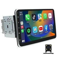 Carplay Double DIN Rotatable 10'' Android13 Touch Screen Car Stereo Radio GPS