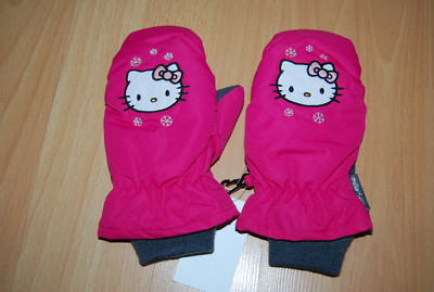   % NEU~SEHR WARM~H&M~HELLO KITTY~WINTER HANDSCHUHE~110-116~KUSCHELIG  & WEICH