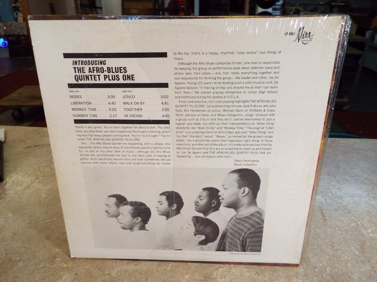 Introducing The Afro Blues Quintet Plus One LP VINYL ALBUM JAZZ | eBay