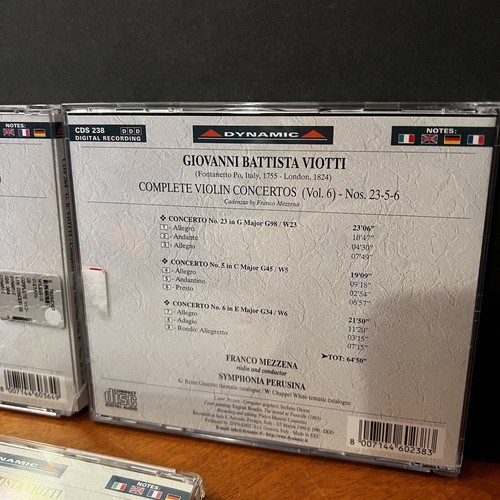 Lot: 7 Giovanni Battista Viotti CD Complete Violin Concertos Vol 6 7 8 M Kaplan - Picture 11 of 21