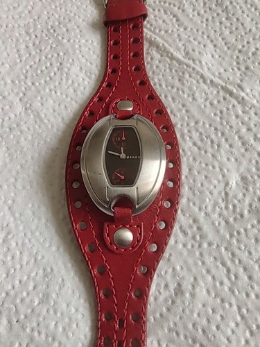 Mango Watch Red Leather Strap Watch Women leather Strap Women girls female