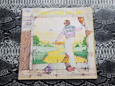 Elton John   Goodbye Yellow Brick Road Rare US for UK Export MCA Contract Press