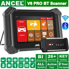 Bi-directional Bluetooth OBD2 Scanner Car Diagnostic Tool ECU Key Programming 