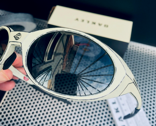 CHAQUETA OAKLEY X CINELLI EYE REDUX | AMARILLA USADA EN CARRERAS | GRIS PRIZM | EDICIÓN LIMITADA - Imagen 16 de 19