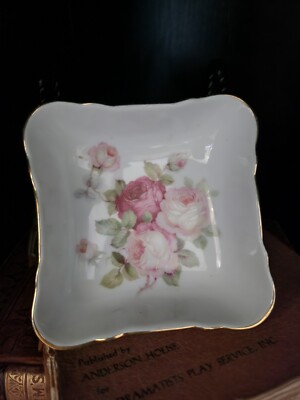 Schumann Arzberg Wild Rose Dish with Gold Trim Made in Germany | eBay