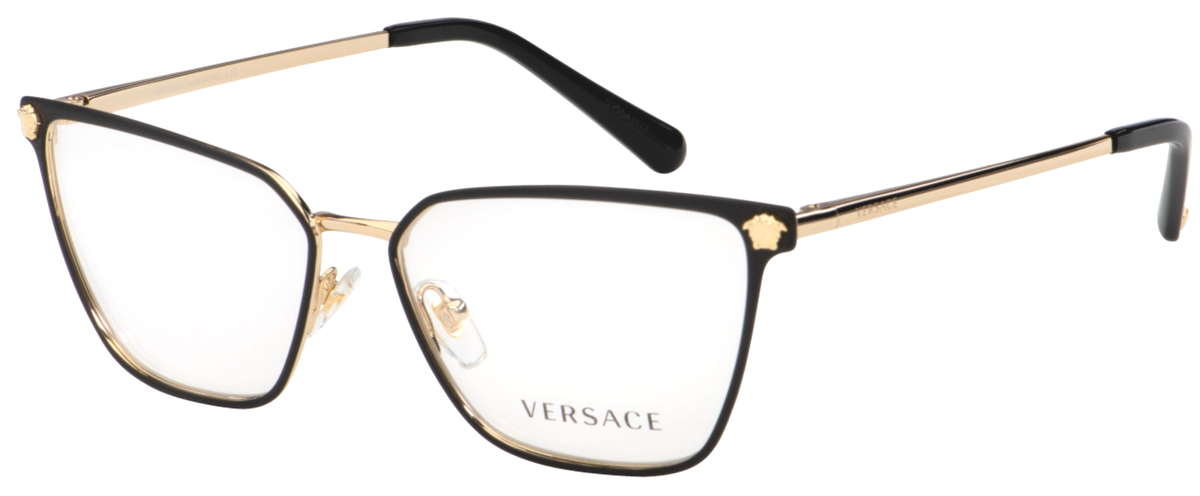 Versace Reading Glasses Mod. 1275 1433 54-15 Gold & Black Versace Reading Glasses Mod. 1275 1433 54-15 Gold & Black