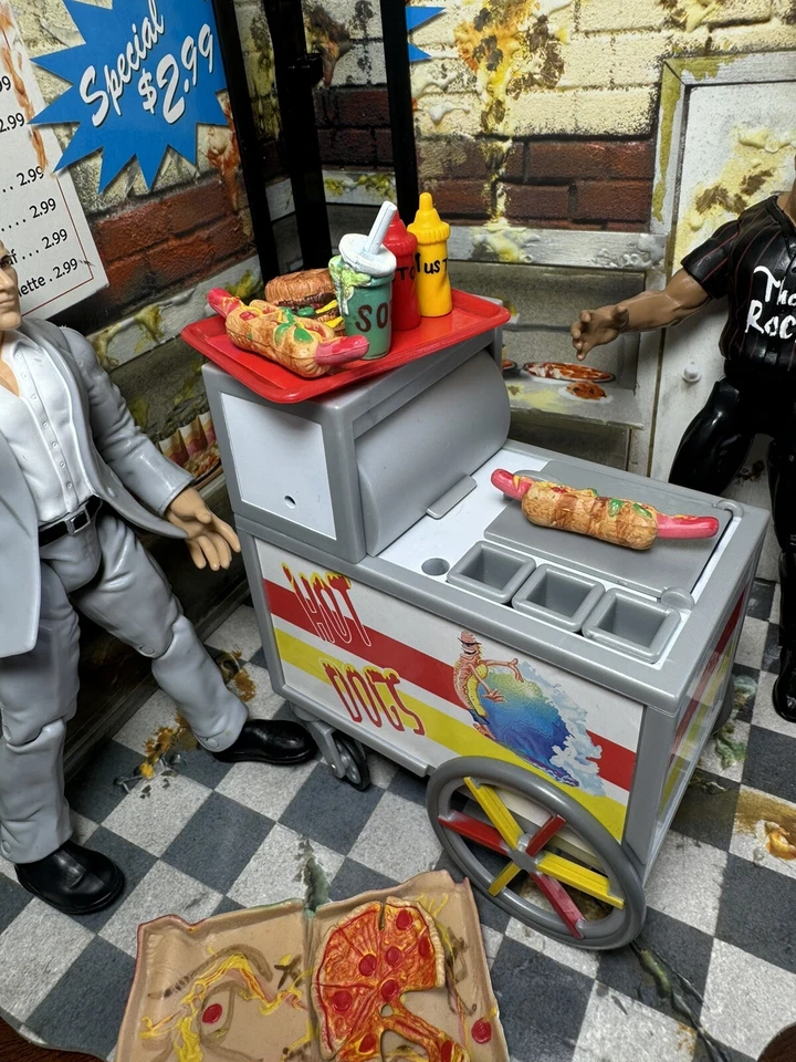 WWF WWE Jakks Pacific 2000 - Break Room Brawl - Juego de accesorios de caja de utilería con figuras Foto 3 de 4