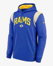 Los Angeles Rams Hoodie Nike Therma Fit Pullover Sweatshirt NFL Men's Medium