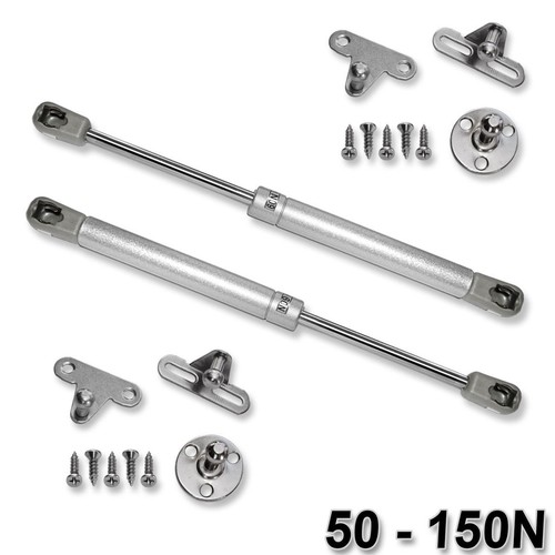 2 Stück Gasdruckfedern Dämpfer Kompressionsfeder 50-150N Möbel Gasfeder   - Bild 1 von 3
