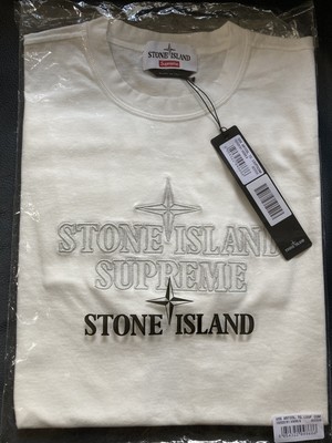 Supreme/Stone Island Embroidered Logo S/S Top INHAND Size-Small  