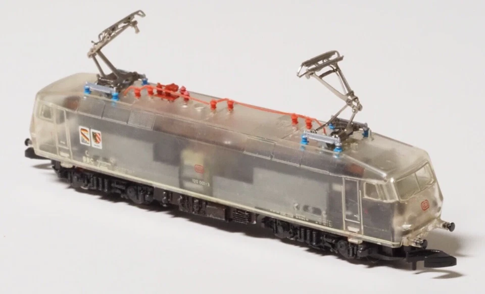8853 Märklin Spur Z Scale  Pressepräsent Sonderlok Transparent Top BR 120 - Image 2 of 4