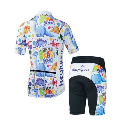 Boys Cycling Clothing Short Sleeve Kids Cycling Jersey and Shorts Set S-XXXL - Picture 31 of 43