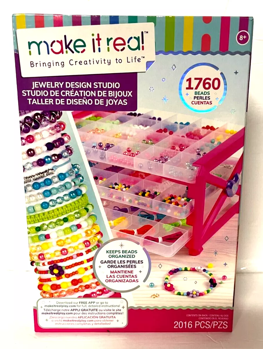 Make It Real - Jewelry Design Studio. BRAND NEW Jewelry Making Kit 1760  Beads