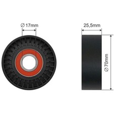 NTY Spannrolle Keilrippenriemen passend für Ford Fiesta V JH_ JD_ 1.3