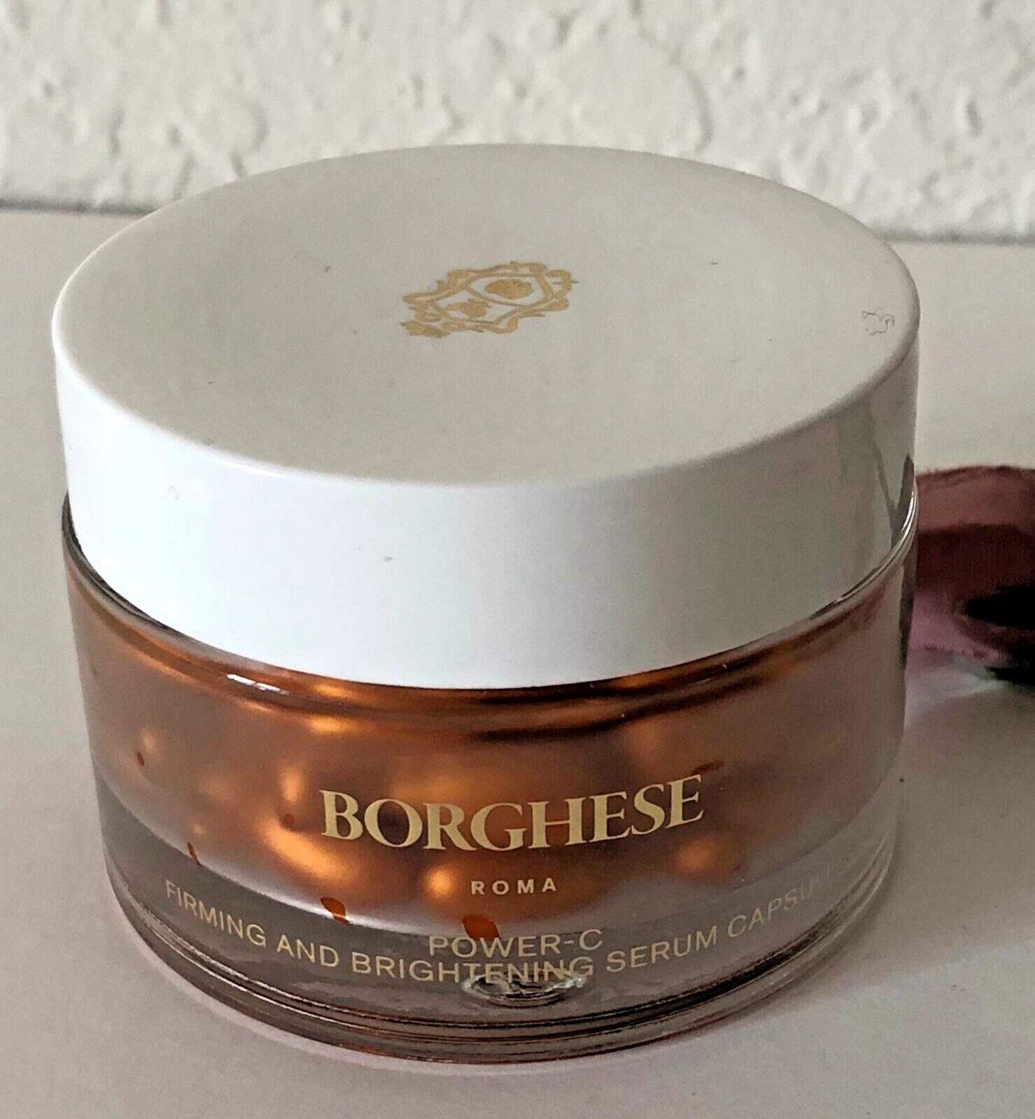Borghese Power-C Firming & Brightening Serum Capsules ~ 50 capsules in jar
