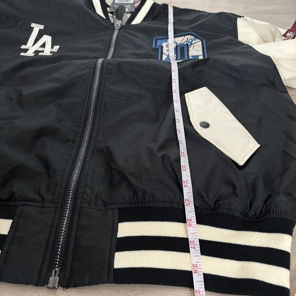 NEW ERA X Alpha Industries Dodgers Letterman Bomber Jacket