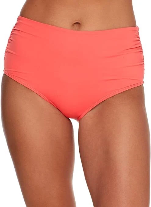 Nuevo con etiquetas Pantalones de bikini Anne Cole convertibles laterales fruncidos para mujer S-XL $60 12HL050 Foto 3 de 3