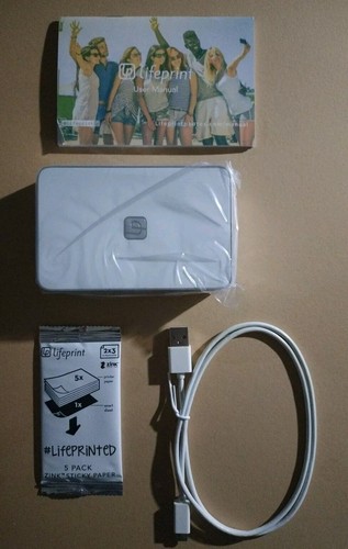 Lifeprint LP001 2x3 Portable Photo & Video Printer And Paper No Box - 第 1/3 張圖片